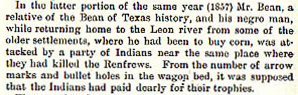 Bean story by Wilbarger