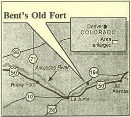 Map of Directions to Bent's Fort