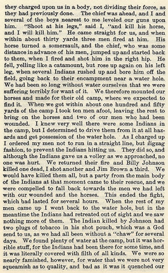 Big Foot Wallace Returns to his Old "Stamping Grounds"