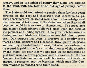 Big Foot Wallace Returns to his Old "Stamping Grounds"