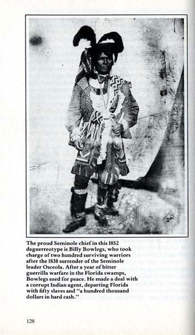 Picture of Seminole Chief Billy Bowlegs