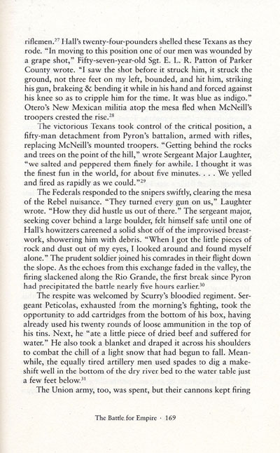 The Battle of Val Verde from the book, Blood & Treasure by Donald S. Frazier