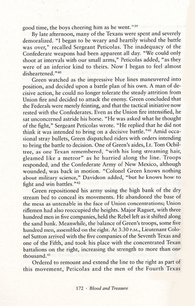 The Battle of Val Verde from the book, Blood & Treasure by Donald S. Frazier