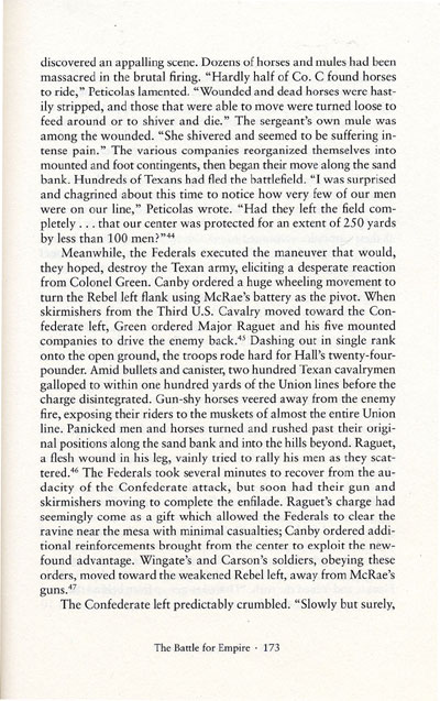 The Battle of Val Verde from the book, Blood & Treasure by Donald S. Frazier