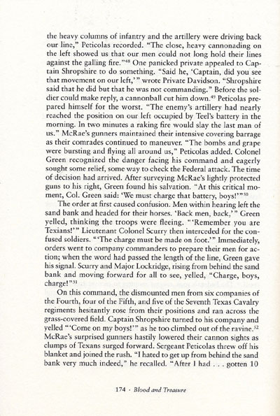 The Battle of Val Verde from the book, Blood & Treasure by Donald S. Frazier