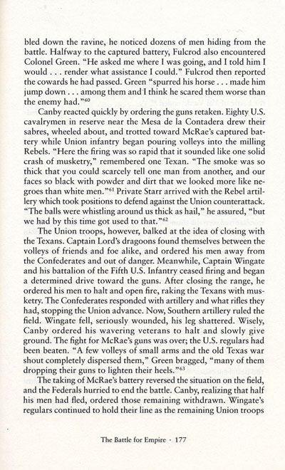 The Battle of Val Verde from the book, Blood & Treasure by Donald S. Frazier
