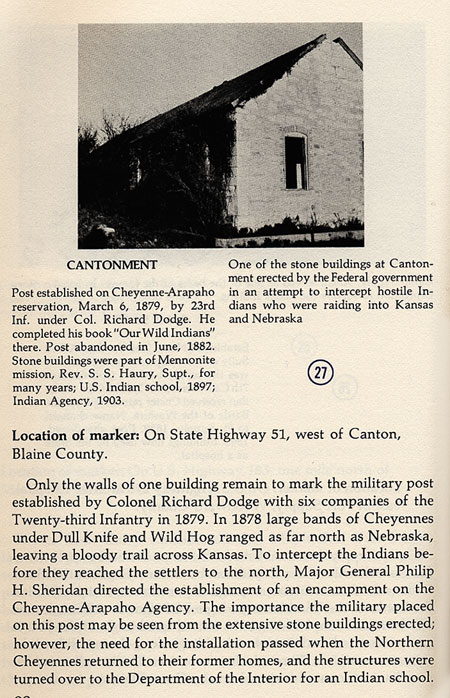 Cantonment Stone Building Picture