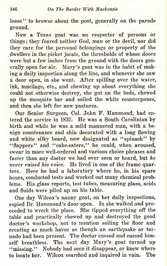 Nanny Goat and Her Fate
