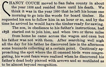 Chancy Couch story by Wilbarger