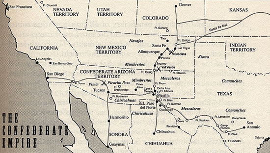 Map of the Confederate Empire