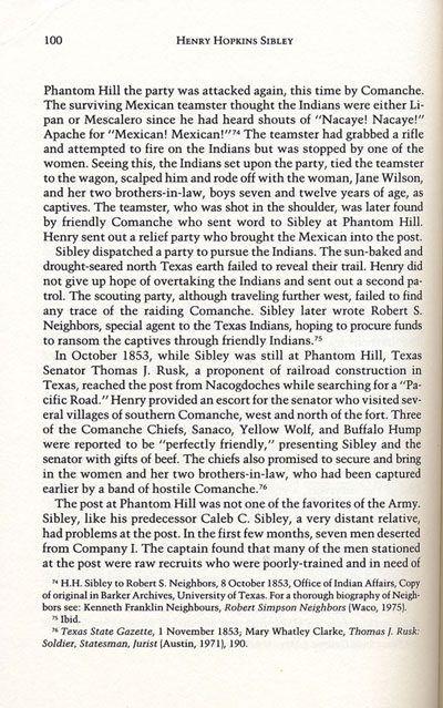 Sibley from the book, Confederate General of the West by Jerry Thompson
