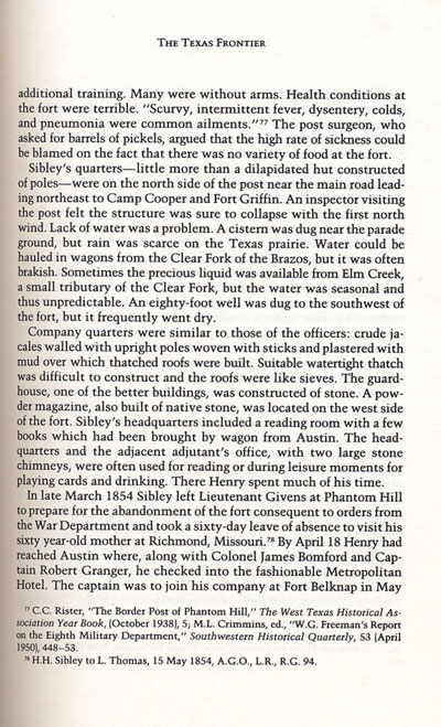 Sibley from the book, Confederate General of the West by Jerry Thompson