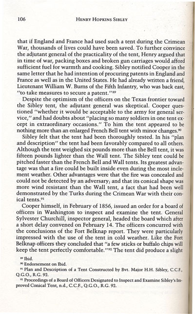 Sibley from the book, Confederate General of the West by Jerry Thompson