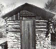 Picture of Fort Croghan Outpost Building - Photo by Charles M. Robinson III from the book, Frontier Forts of Texas
