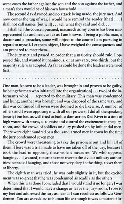 Great Hanging at Gainesville