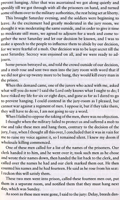 Great Hanging at Gainesville