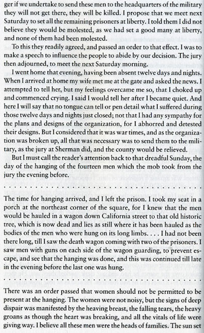 Great Hanging at Gainesville