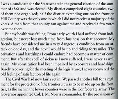 Confederate Colonel Erath 