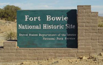 Picture of Fort Bowie National Historic Site Sign