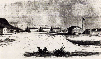 1861 Engraving of Fort Lancaster