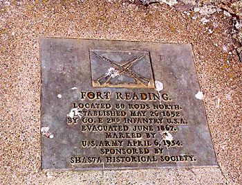 Picture of Fort Reading Historical Marker