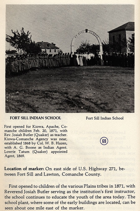 Fort Sill Indian School Picture
