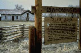 Picture of Fort Bridger Sign