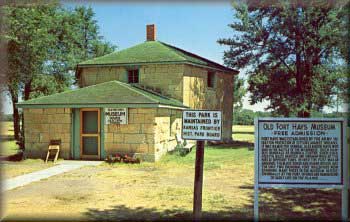 Picture of the Fort Hays Blockhouse