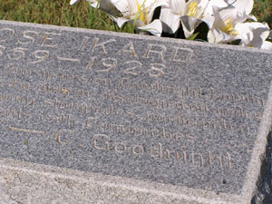 Picture of Bose Ikard Headstone