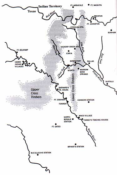 Map of Stations in Fort Worth