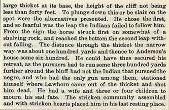 Jesse Lawhorn story from the book Indian Depredations in Texas by J. W. Wilbarger