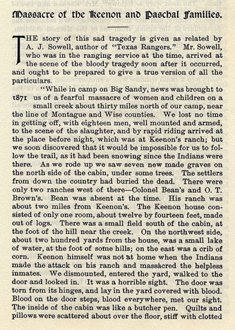 Massacre of the Keenon and Paschal Families