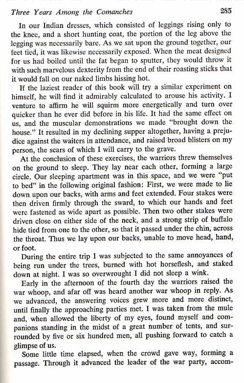 Three Years Among the Comanches - Capture