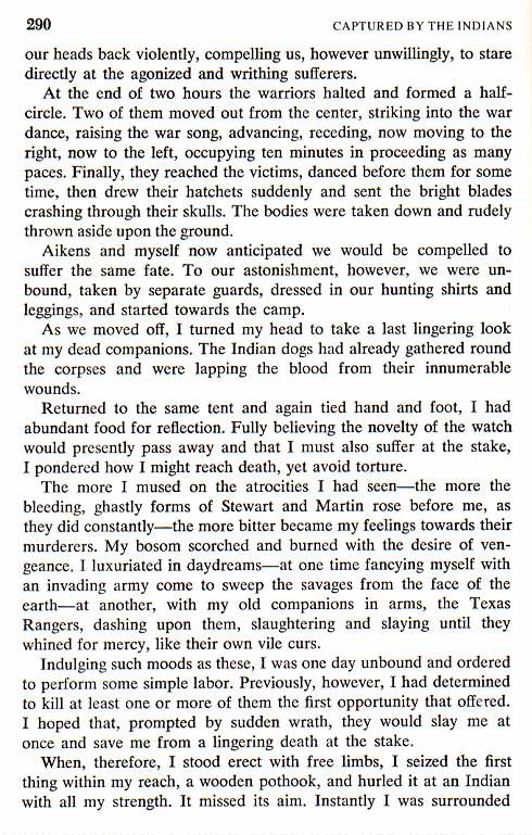 Three Years Among the Comanches - Torture