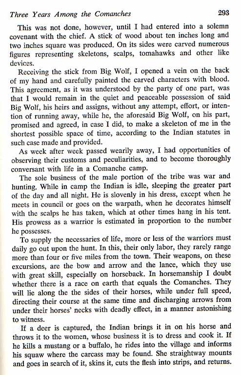 Three Years Among the Comanches - Torture