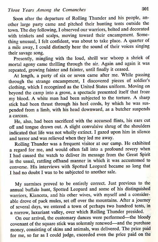 Three Years Among the Comanches - On the Trail