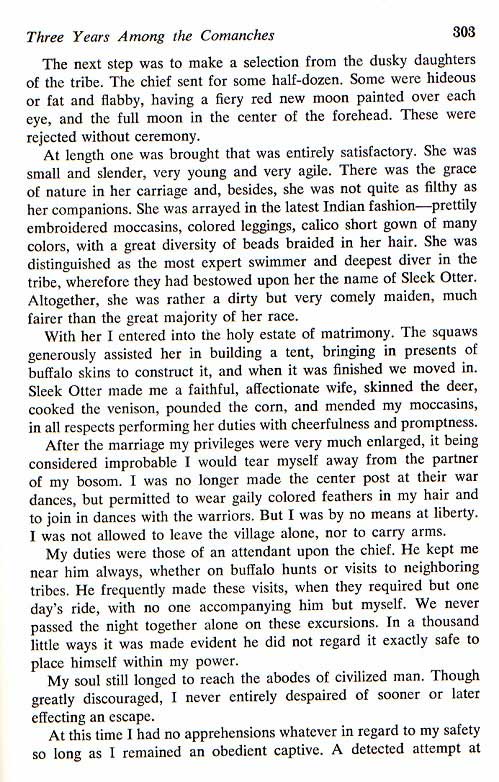 Three Years Among the Comanches - On the Trail