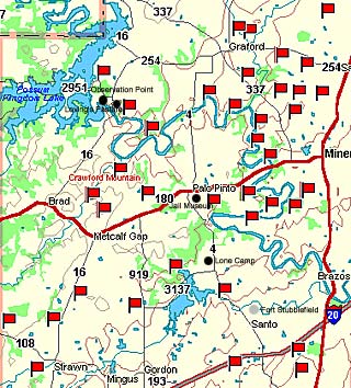 Palo Pinto County Map