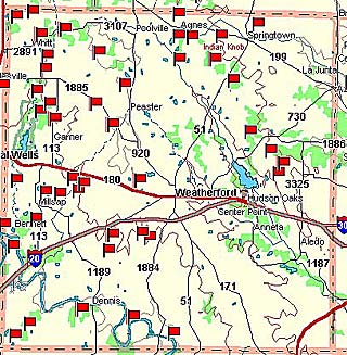 Parker County Map