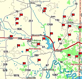 Young County Map