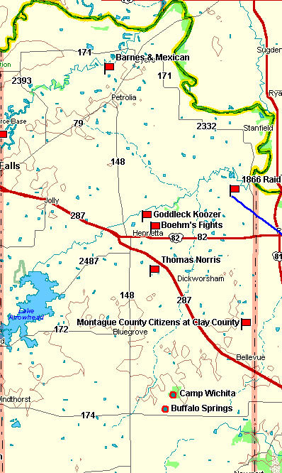 Clay County Map