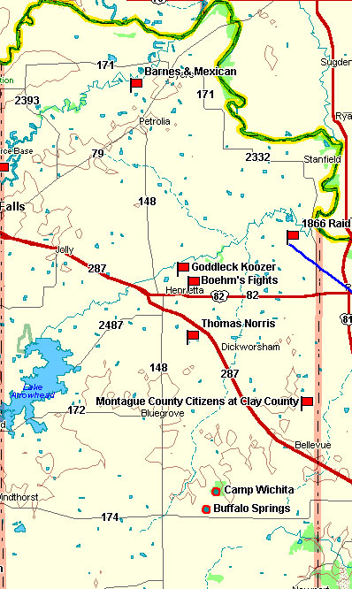 Clay County Map