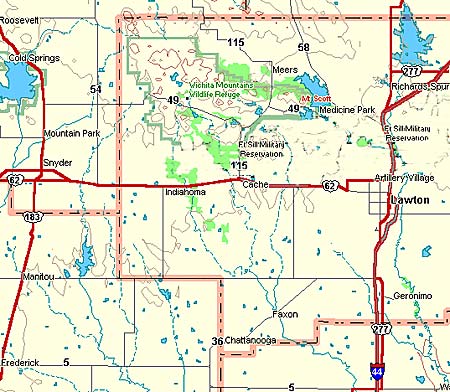 Fort Sill Map