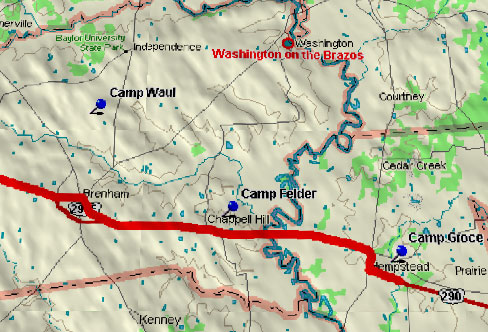 Chappell Hill Blood Trail Map