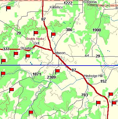 Mason County Map