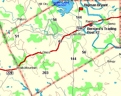 Somervell County Map