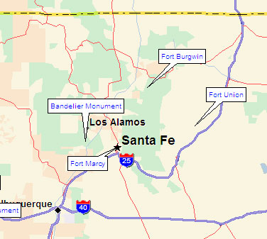 Northcentral New Mexico Map