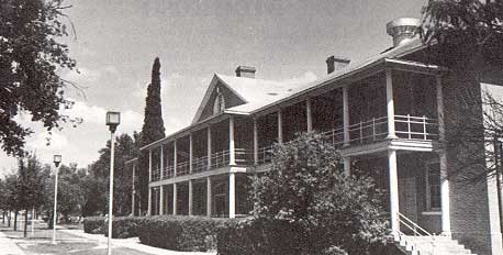 Photo of barracks at Fort McIntosh taken by Charles M. Robinson, III from the book, Frontier Forts of Texas