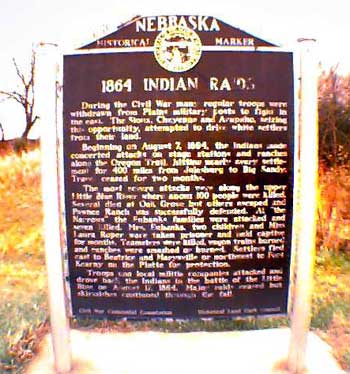Picture of 1864 Indian Raid Marker