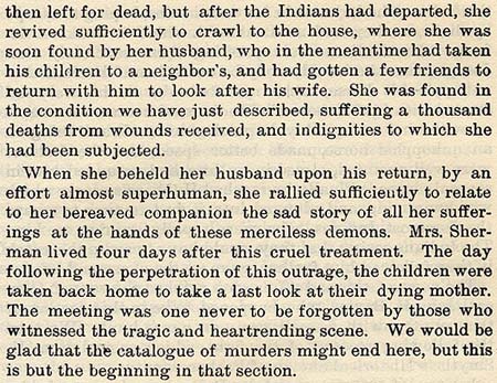 Sherman story by Wilbarger